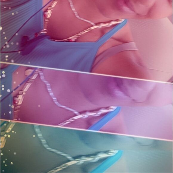 COPY -blue crop Top - Picture 9 of 11